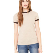 Women's Jersey Heather Ringer Tee