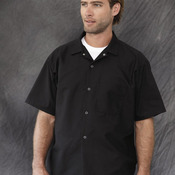 Poplin Cook Shirt with Gripper Closures